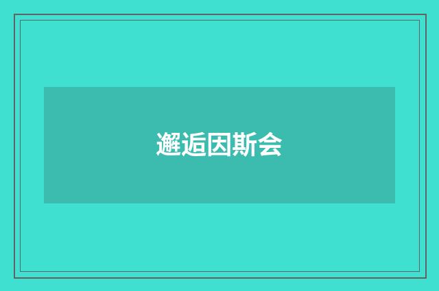 邂逅因斯会