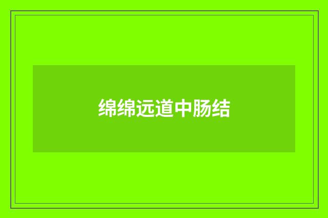 绵绵远道中肠结