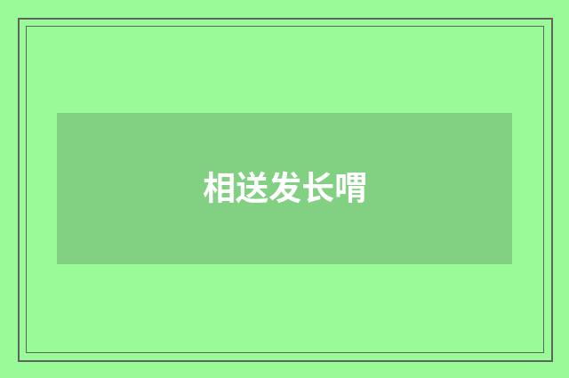 相送发长喟