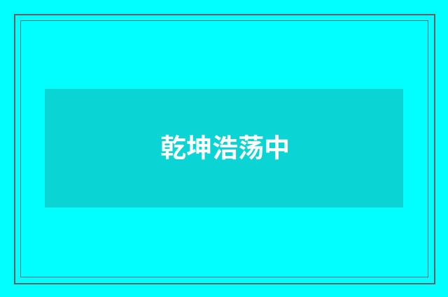 乾坤浩荡中