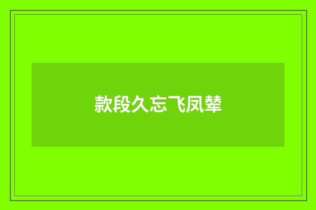 款段久忘飞凤辇