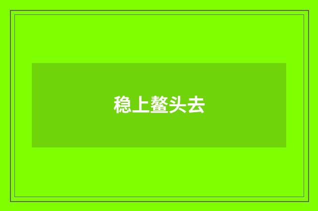 稳上鳌头去