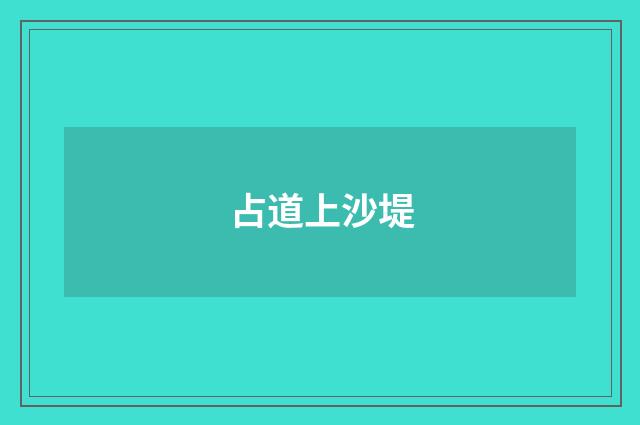 占道上沙堤