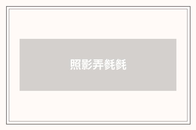 照影弄毵毵