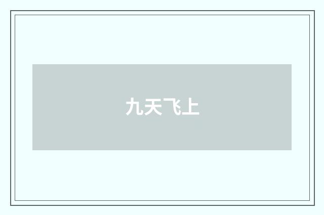 九天飞上