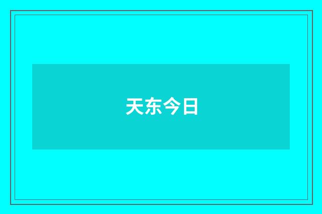 天东今日