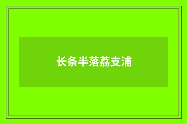 长条半落荔支浦