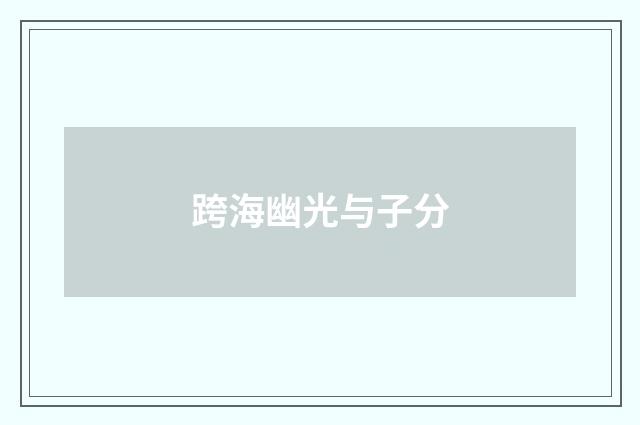 跨海幽光与子分