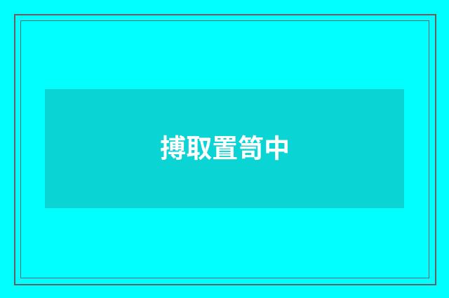 搏取置笥中