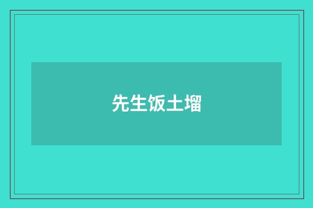 先生饭土塯