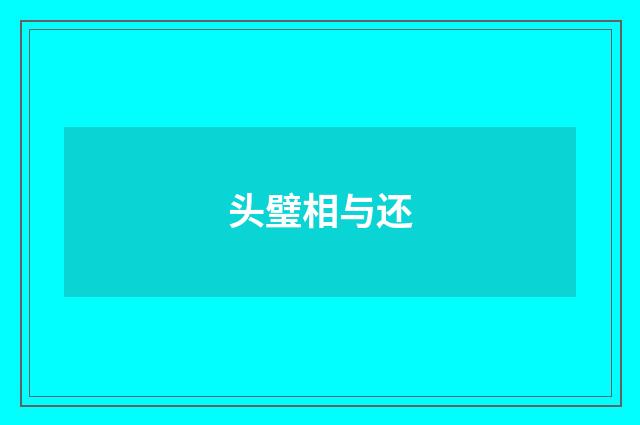 头璧相与还