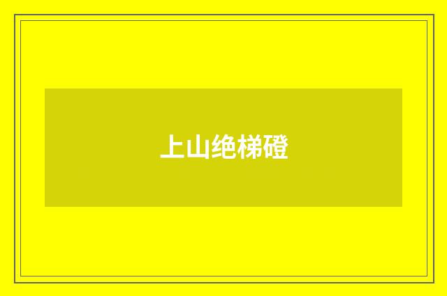 上山绝梯磴