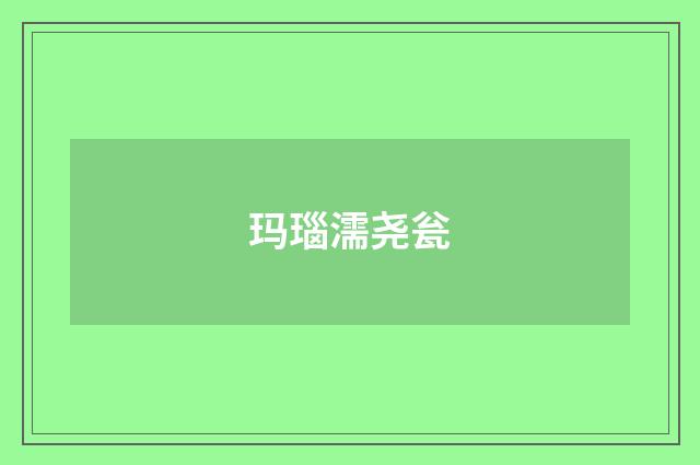 玛瑙濡尧瓮