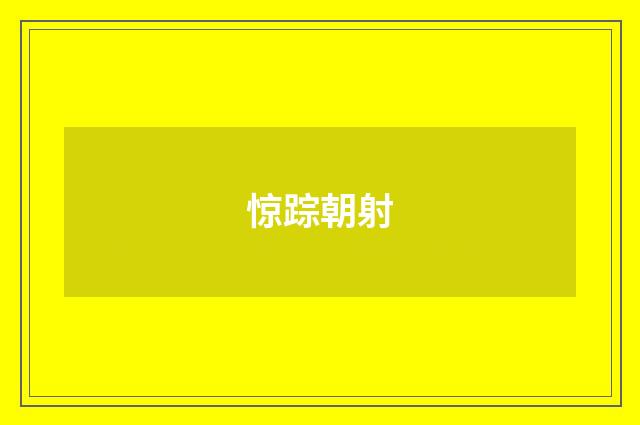 惊踪朝射