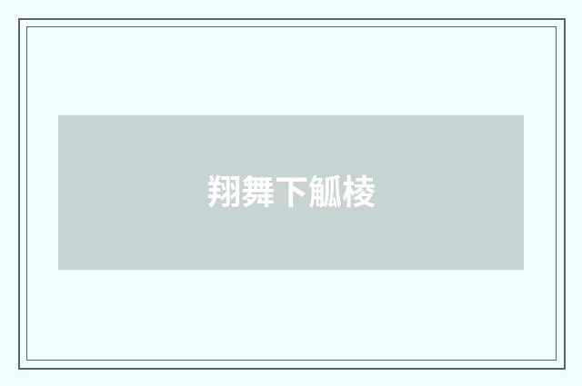 翔舞下觚棱