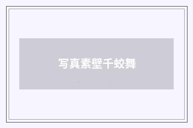 写真素壁千蛟舞