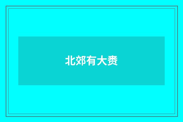 北郊有大赉