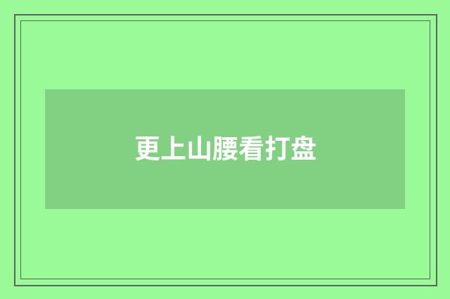 更上山腰看打盘