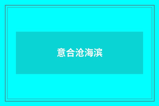 意合沧海滨