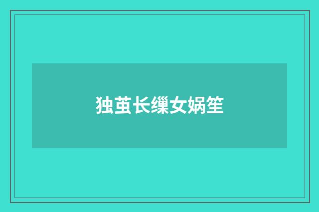 独茧长缫女娲笙