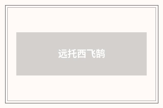 远托西飞鹄