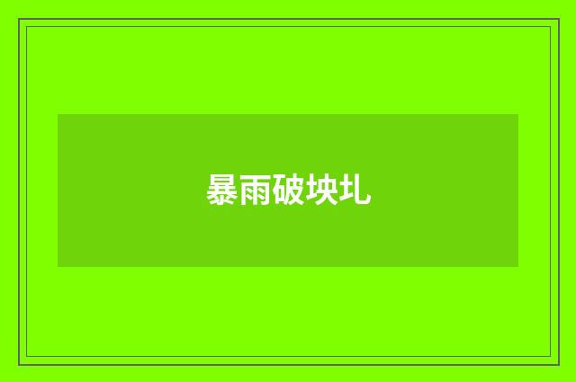 暴雨破坱圠