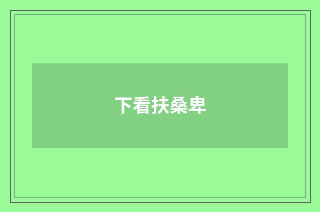 下看扶桑卑