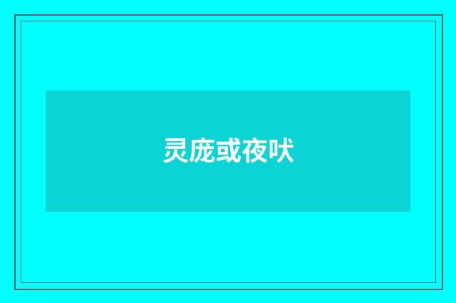 灵庞或夜吠