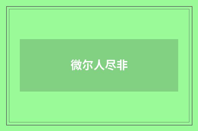 微尔人尽非