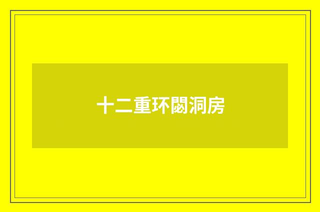 十二重环閟洞房