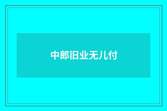中郎旧业无儿付