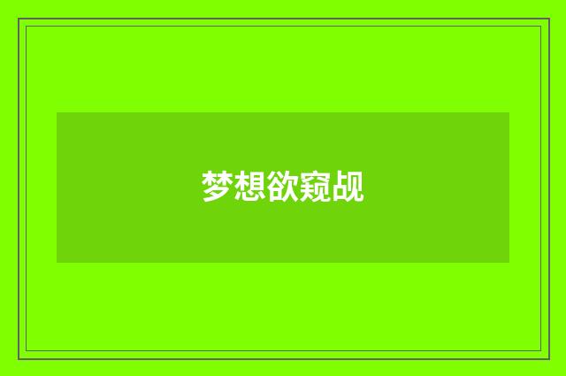 梦想欲窥觇