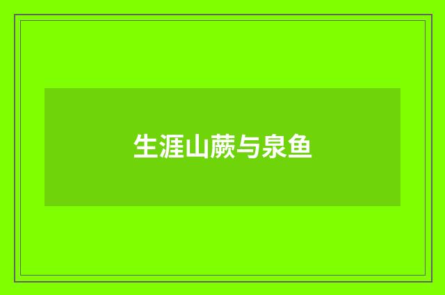 生涯山蕨与泉鱼