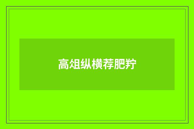 高俎纵横荐肥羜