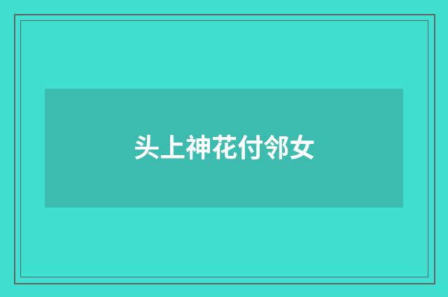 头上神花付邻女