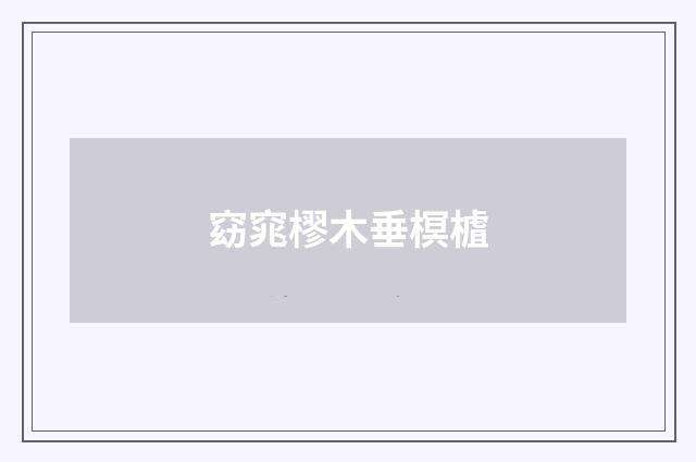 窈窕樛木垂榠樝