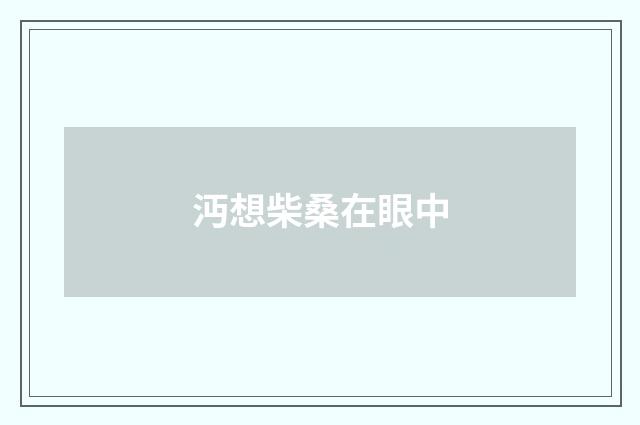 沔想柴桑在眼中