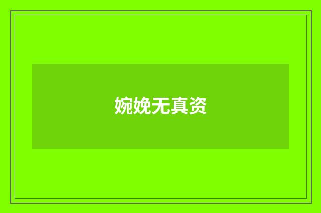 婉娩无真资
