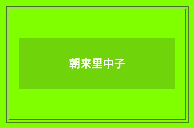 朝来里中子