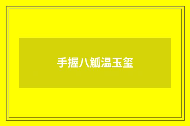 手握八觚温玉玺