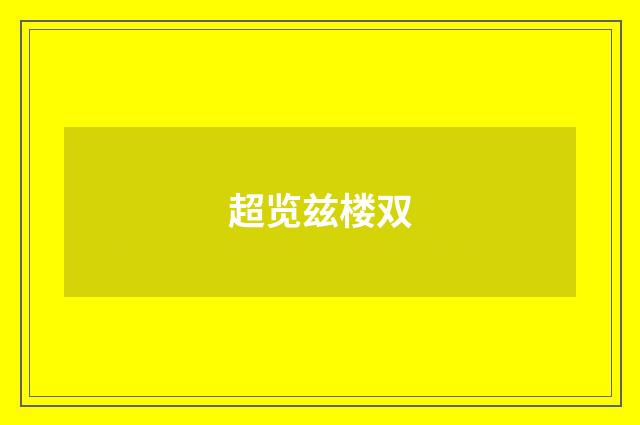 超览兹楼双