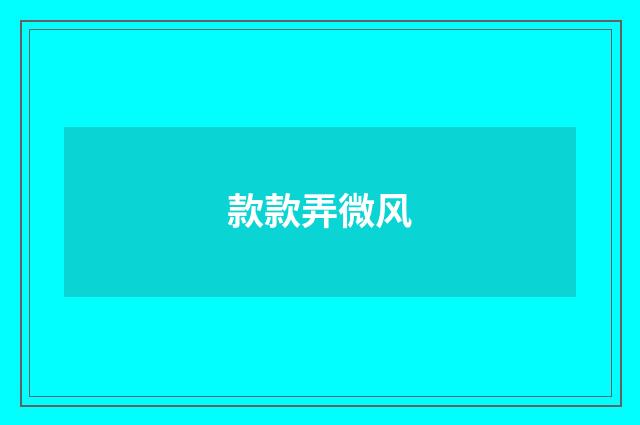 款款弄微风
