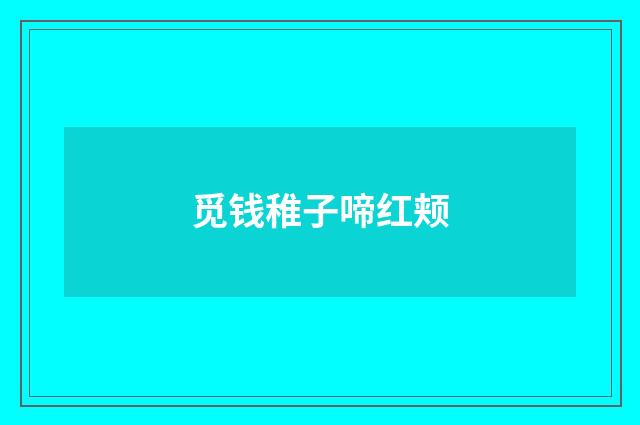 觅钱稚子啼红颊