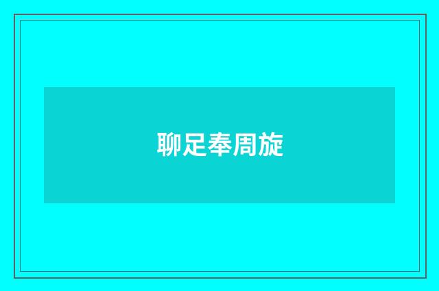 聊足奉周旋
