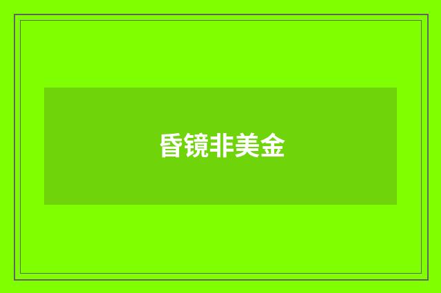 昏镜非美金