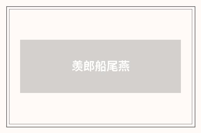 羡郎船尾燕