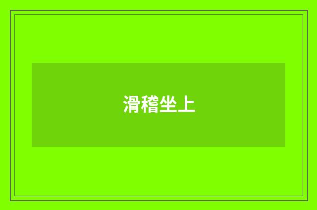 滑稽坐上
