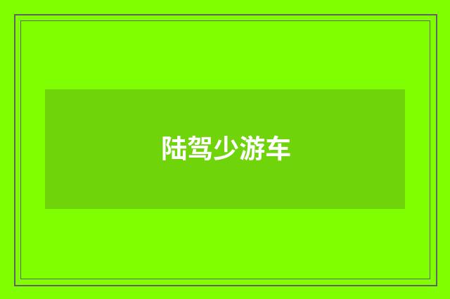 陆驾少游车