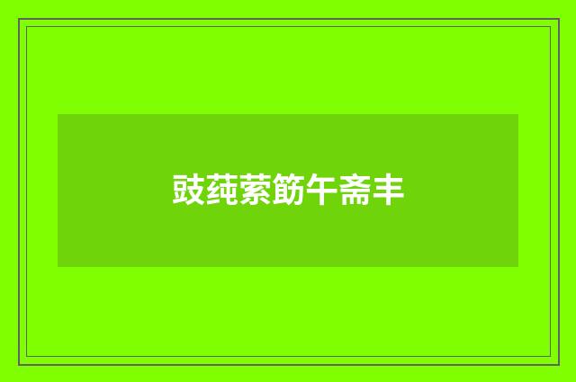 豉莼萦筯午斋丰