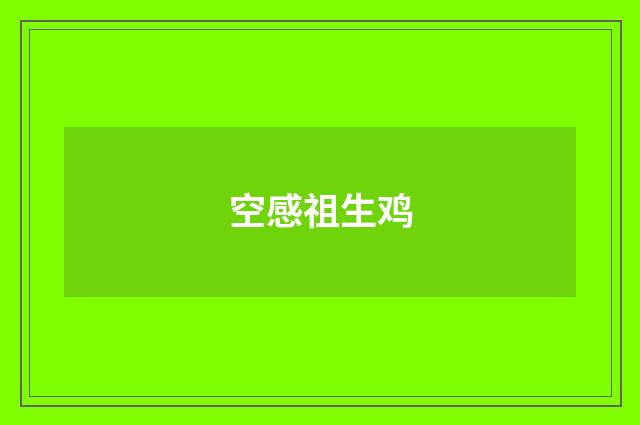 空感祖生鸡